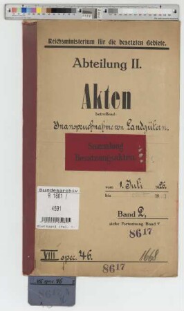 Inanspruchnahme von Landgütern