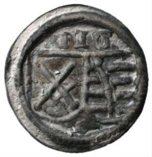 Münze, Pfennig (einseitig), 1512