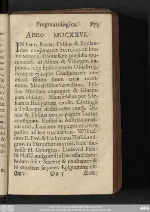 Anno MDCXXVI.