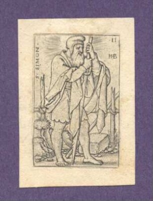 "S. Simon" (kleines Andachtsbild)