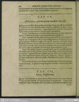 Cap. CVI. Poena blasphemiae