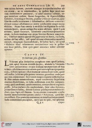 Caput. IV.: De ludorum pilae effectibus