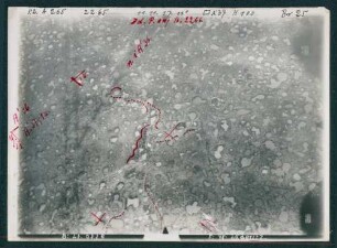 Foto gegnerischer Stellungen nordwestlich von Poelkappelle (Luftbild)