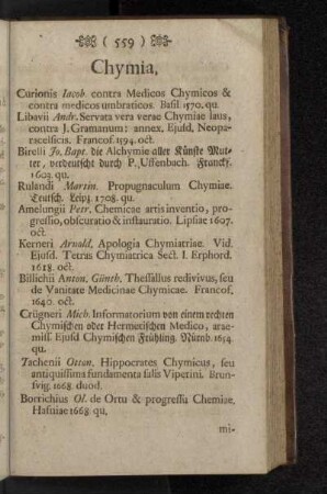 Chymia.