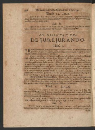 Ad Disputat. XXI. De Iureiurando