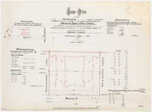 Siedlung Haeselerstraße, Berlin-Charlottenburg: Block 11, Haeselerstraße 14d-22c: Lageplan 1:300