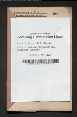 Erblasser: Sander, Johann Friedrich: