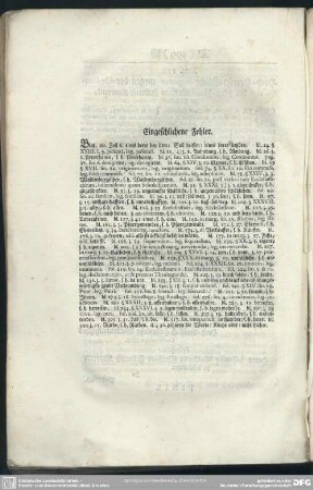 Eingeschlichene Fehler