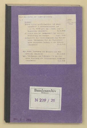 Chef des Stabes der Seekriegsleitung: Bd. 1