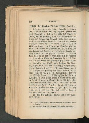 1188. de Genlis (Stephanie Felicite, Comtesse)