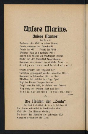 72-78, Unsere Marine