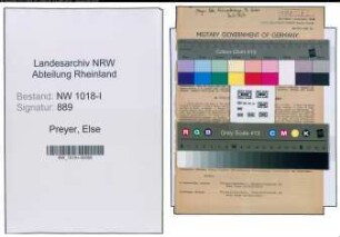 Entnazifizierung Else Preyer , geb. 01.01.1919 (Schuharbeiterin)