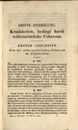 Handbuch der Chirurgie : zum Gebrauche bei seinen Vorlesungen, 2. Bd., 1. Abth.