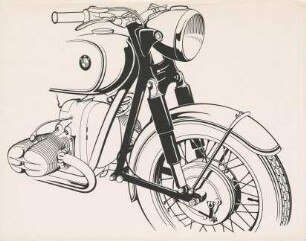 Vorderrad-Schwingabel der Motorräder "R 50" und "R 69" der BMW AG