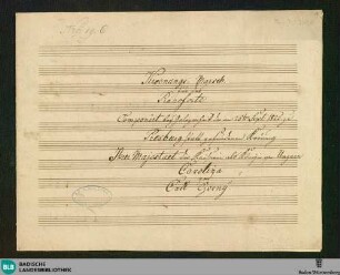Krönungsmarsch - Don Mus.Ms. 2408 : pf; G