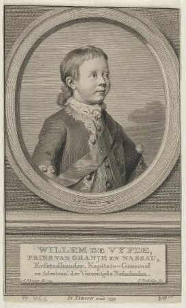Bildnis des Prinzen Wilhelm V. von Nassau-Oranien