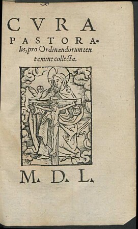 CVRA PASTORAlis, pro Ordinandorum tentamine collecta.