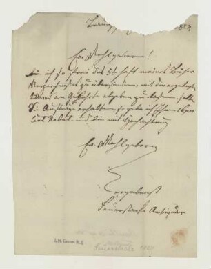 Brief von Karl Feuerstacke an Joseph Heller