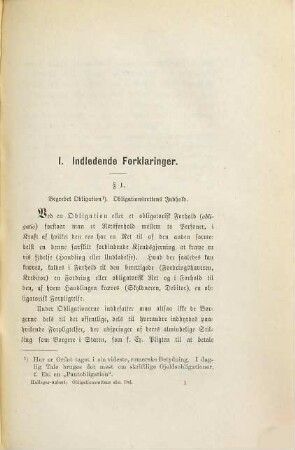 Den norske Obligationsrets : almindelige del
