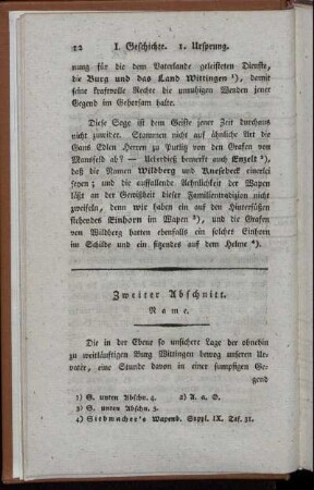 Zweiter Abschnitt. Name
