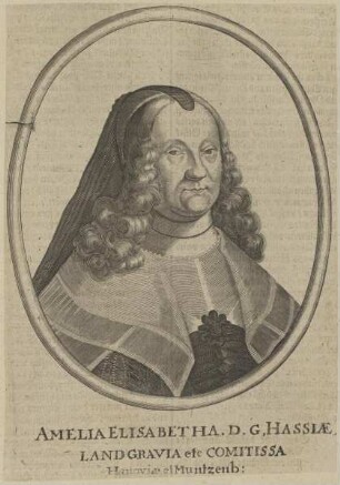 Bildnis der Amalie Elisabeth, Landgräfin von Hessen-Kassel