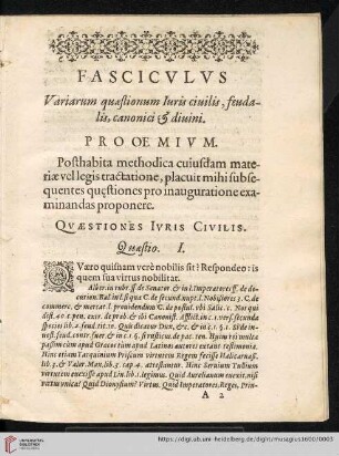 Qvæstiones Ivris Civilis