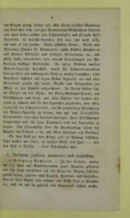 3. Besetzung Sachsens, Hannovers und Kurhessens