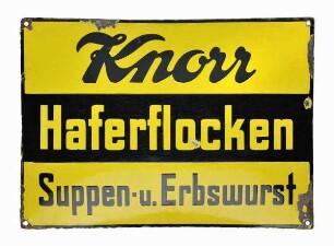 Knorr HaferflockenSuppen- u. Erbswurst