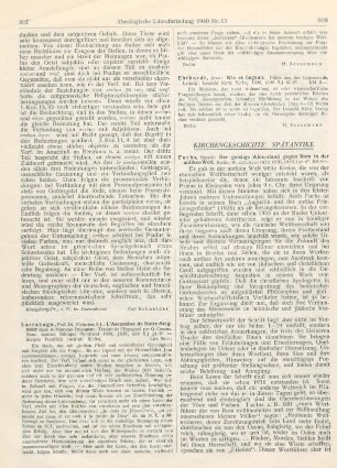 308 [Rezension] Ehrhardt, Arno, Wie es begann