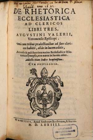De rhetorica ecclesiastica libri tres