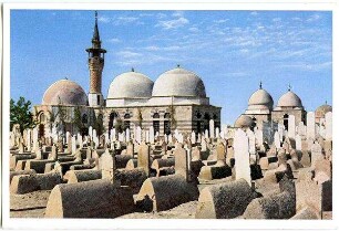 Damaskus. Friedhof Makbaret Báb el-Saghir mit dem Grab der Fatima
