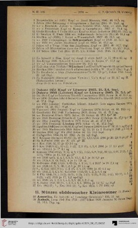 II. Münzen süddeutscher Kleinrentner (Nr. 58-207)
