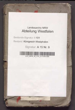 Dette publique, in specie gezwungene Anleihen von 50.000 Reichstalern Liquidation générale, Paderborn