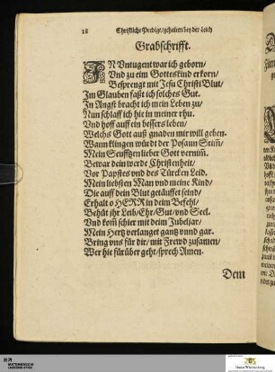 Grabschrifft
