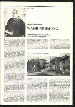 Wahr-nehmung