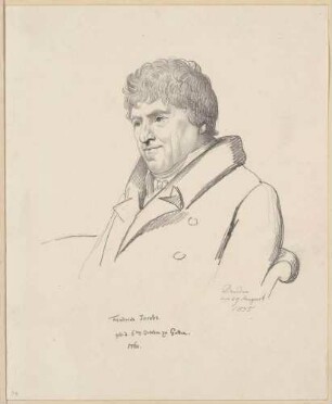 Bildnis Jacobs, Friedrich (1764-1847), Philologe, Altertumswissenschaftler, Schriftsteller