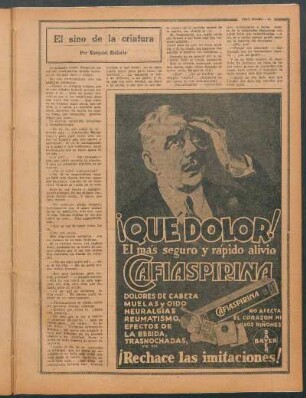 El sino de la criatura
