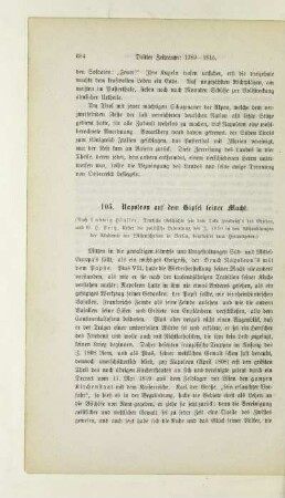 105. Napoleon auf dem Gipfel seiner Macht