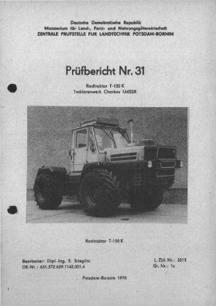 Radtraktor T-150 K