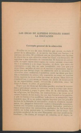 Las ideas de Alfredo Fouillée sobre la educación
