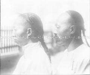 Glasdia von Behmes "Boy" und dessen Vater