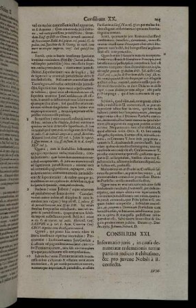 Consilium XXI. - Consilium XXX.