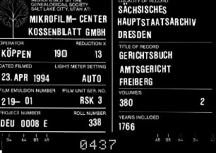 Gerichtshandelsbuch von Obercolmnitz, Bd. 08