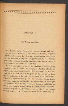 Capítulo II - Un drama marítimo