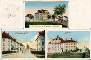 Gruß aus Engelsdorf : Paunsdorferstr. ; Schule