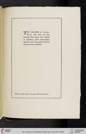 [Editors] [Advice to Readers]