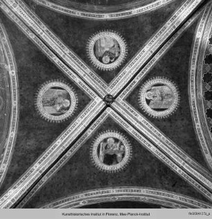 Freskenzyklus in der Sala dell'Udienza, Palazzo dell'Arte della Lana : Gewölbefresken: Evangelisten