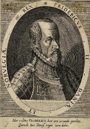 Bildnis von Friedrich II. (1534-1588), König von Dänemark