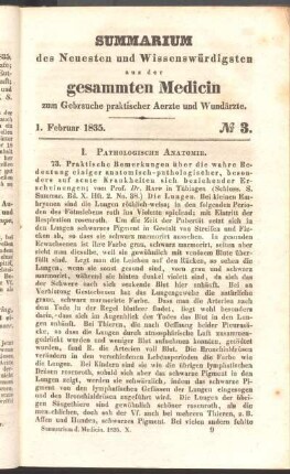 I. Pathologische Anatomie.