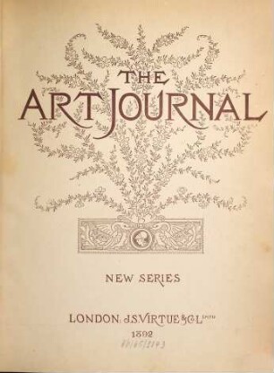 The art journal . 1892